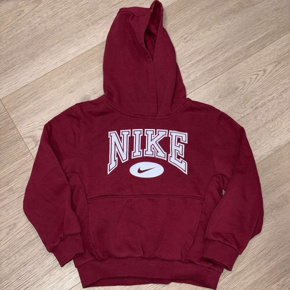 Nike Youth Maroon Hoodie 6-7 Years Old